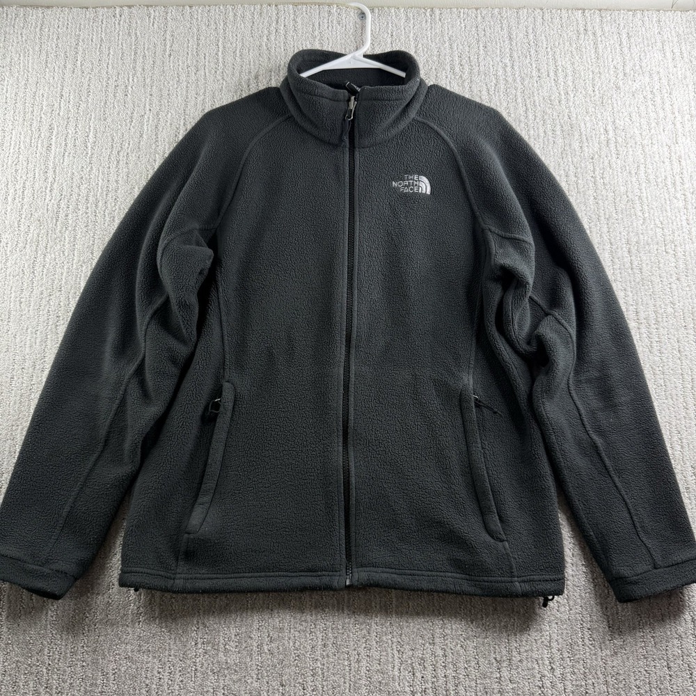 The North Face Full Zip Fleece Jacket Women's Size Large Black
